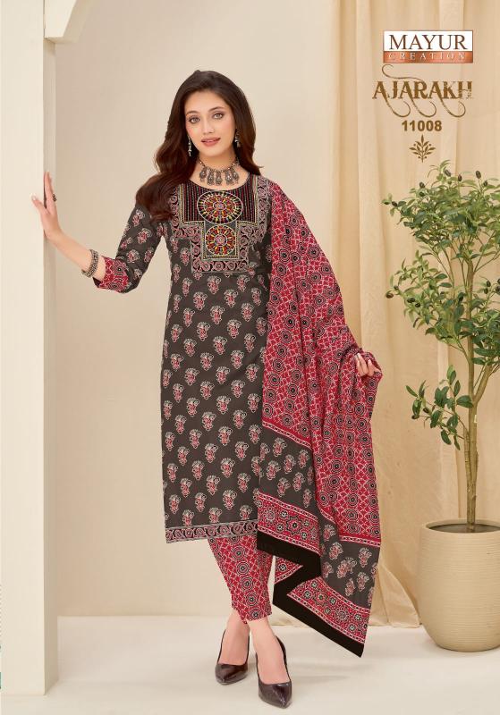 Mayur Ajarakh Vol-11 – Kurti Pant With Dupatta - Wholesale Catalog