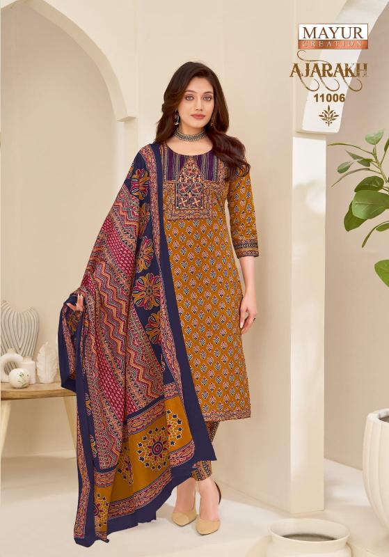 Mayur Ajarakh Vol-11 – Kurti Pant With Dupatta - Wholesale Catalog