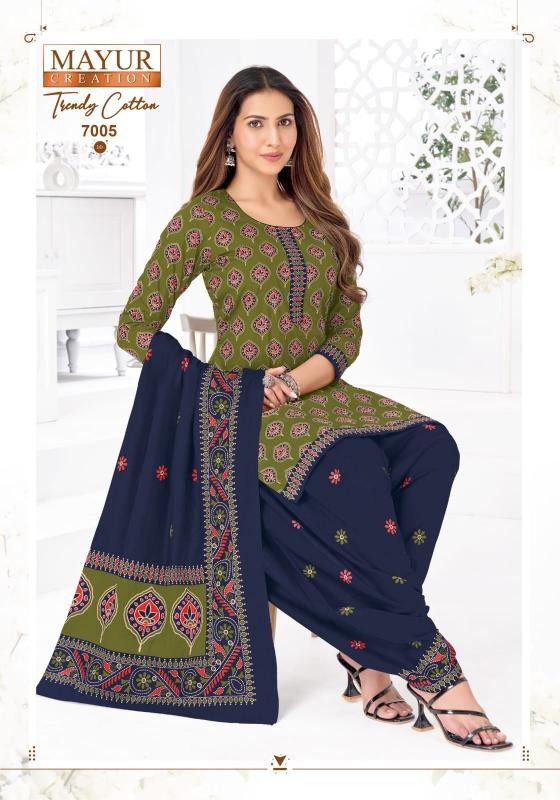 Mayur Trendy Cotton Vol-7 – Dress Material- Wholesale Catalog