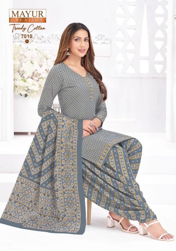 Mayur Trendy Cotton Vol-7 – Dress Material- Wholesale Catalog