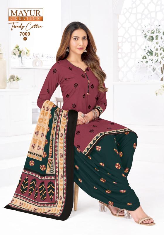 Mayur Trendy Cotton Vol-7 – Dress Material- Wholesale Catalog