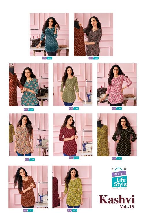 MCM Kashvi Vol-13 Wholesale kurti suppliers in Gujarat