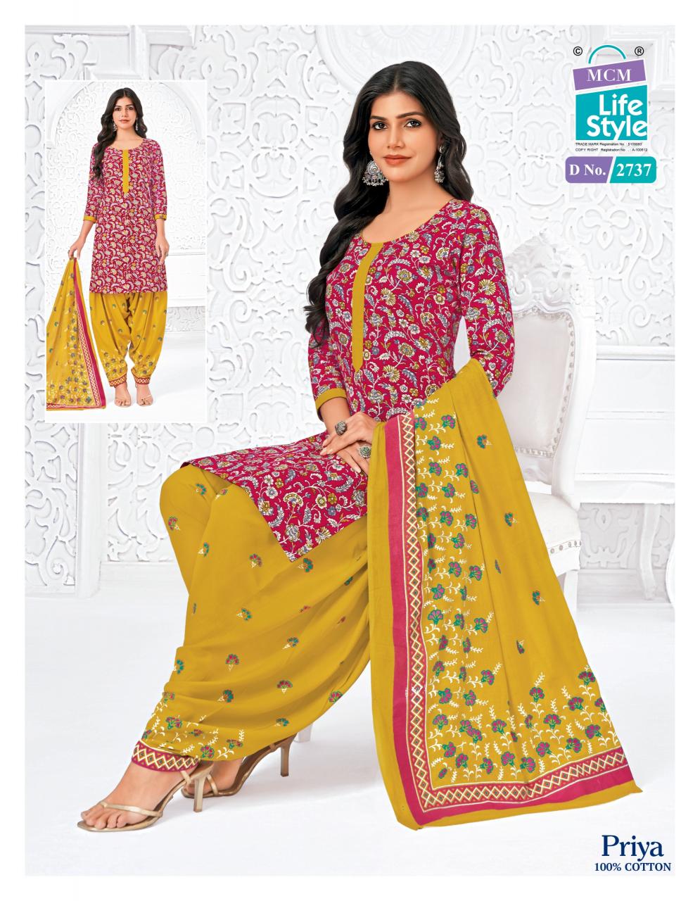 Mcm Priya Special Vol-27 – Dress Material - Wholesale Catalog