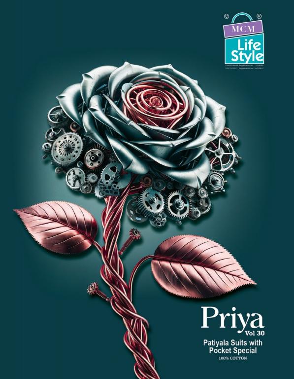 MCM Priya Vol-30 Readymade Patiyala Dress materials suppliers in Delhi