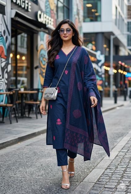 MEERA Gamthi Cotton Surat wholesale kurti online