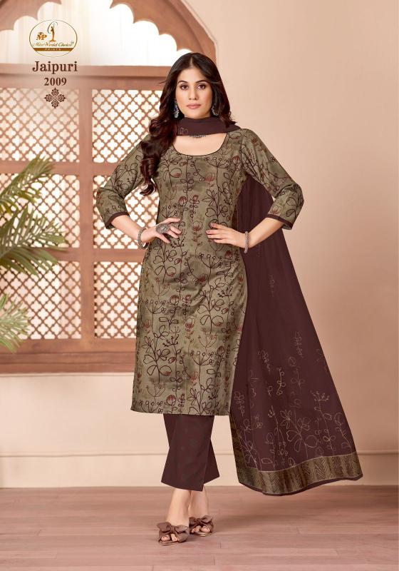 Miss World Jaipuri Vol-2 – Kurti Pant With Dupatta - Wholesale Catalog
