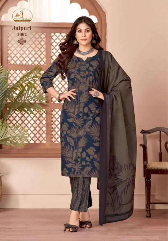 Miss World Jaipuri Vol-2 – Kurti Pant With Dupatta - Wholesale Catalog
