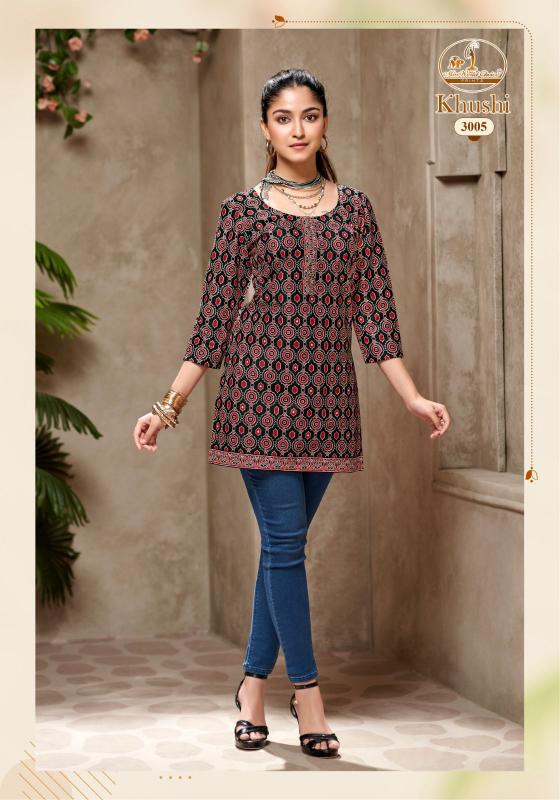 Miss World Khushi Vol-3 – Short Tops - Wholesale Catalog