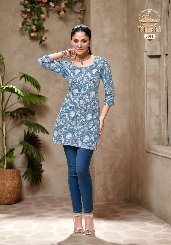 Miss World Khushi Vol-3 – Short Tops - Wholesale Catalog
