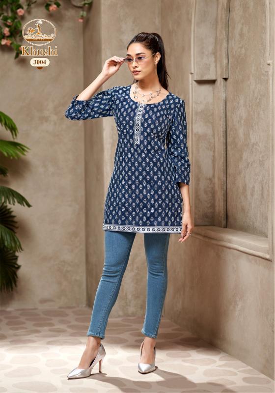 Miss World Khushi Vol-3 – Short Tops - Wholesale Catalog