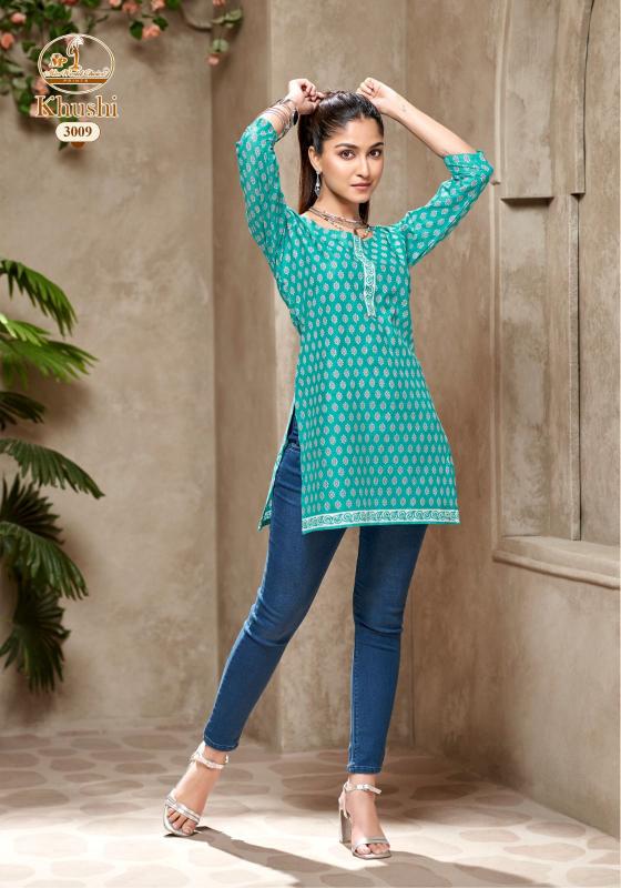 Miss World Khushi Vol-3 – Short Tops - Wholesale Catalog