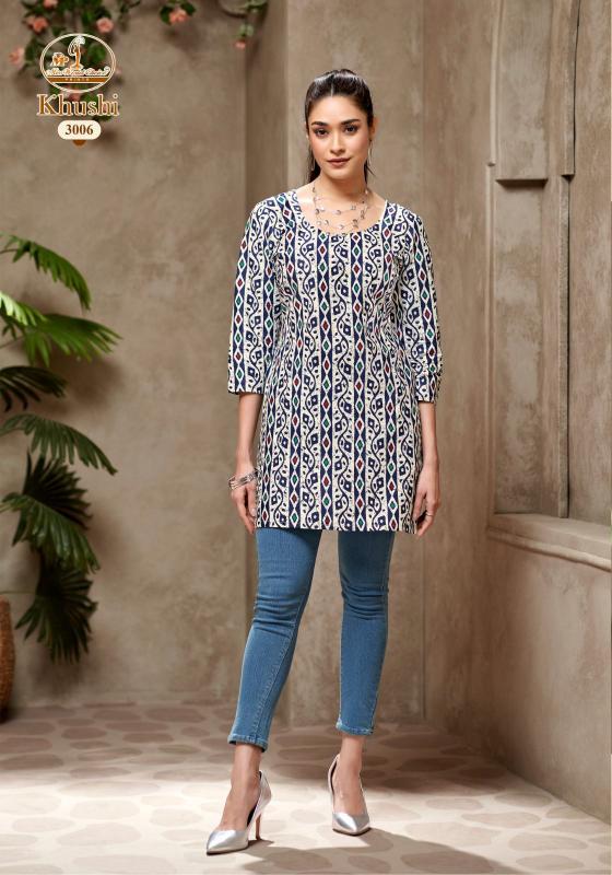 Miss World Khushi Vol-3 – Short Tops - Wholesale Catalog