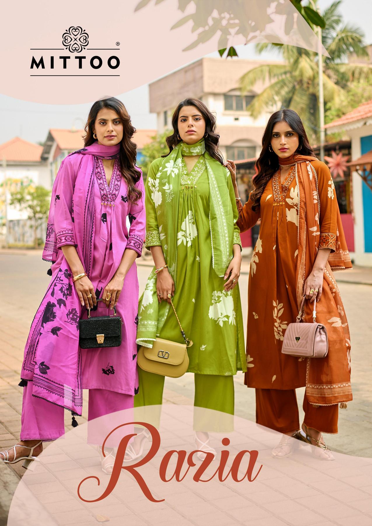Mittoo Razia catalog branded kurtis for wholesale in bangqlore