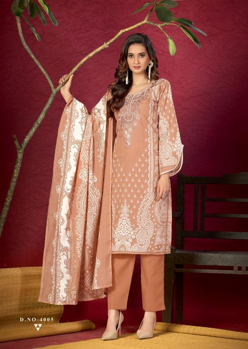 Mizaj M Print Vol-4 – Karachi Dress Material - Wholesale Catalog
