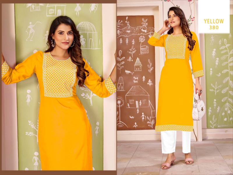 Moksh International MADHUR Vol- 1 Kurti wholesale market in Ahmedabad