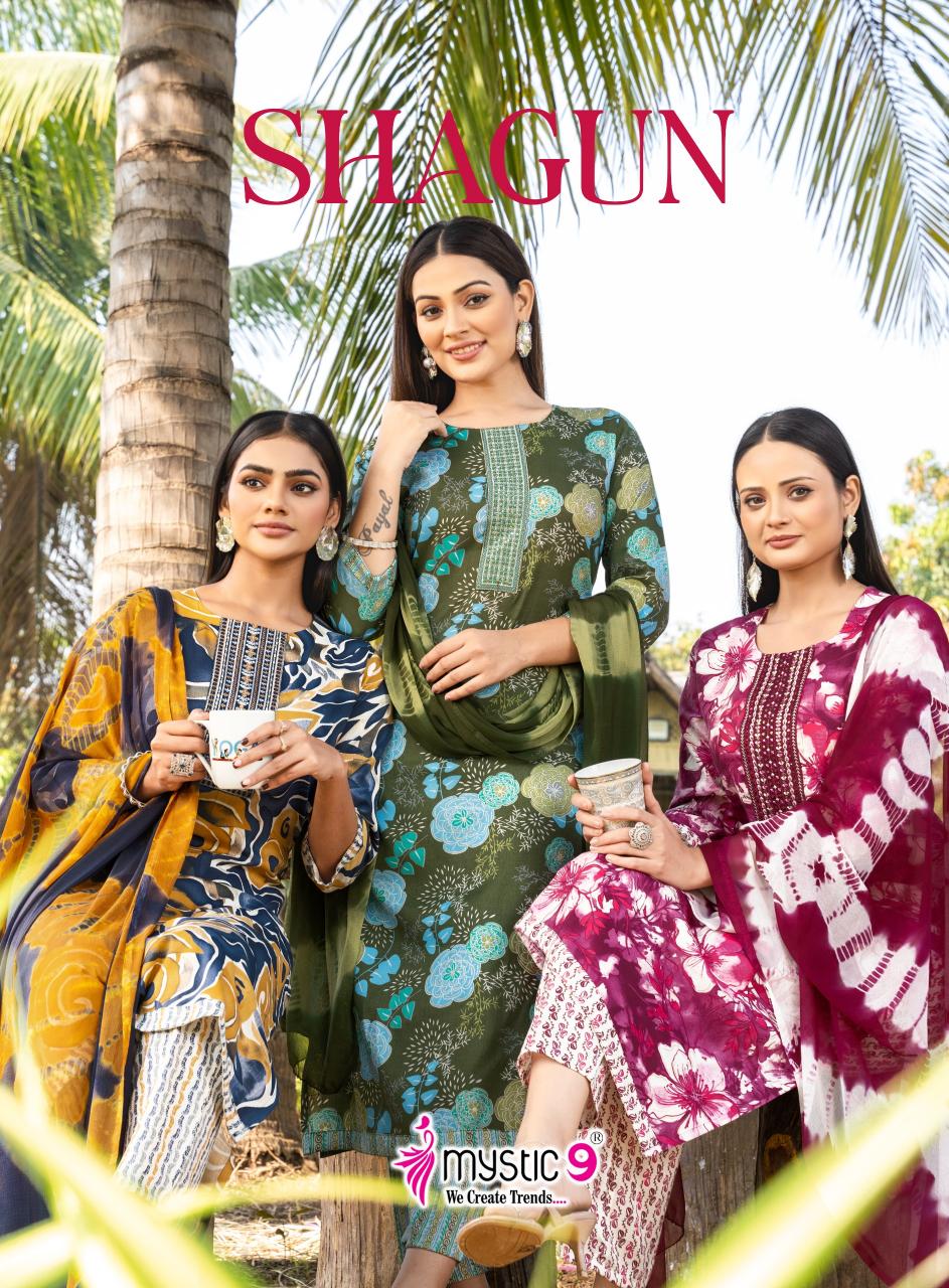 MYSTIC 9 SHAGUN VOL 27 Ladies kurti exporter in hydrabad