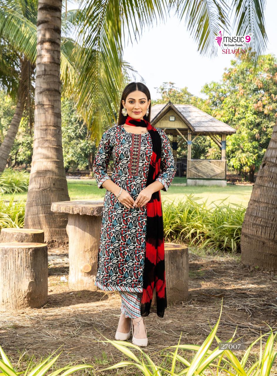 MYSTIC 9 SHAGUN VOL 27 Ladies kurti exporter in hydrabad