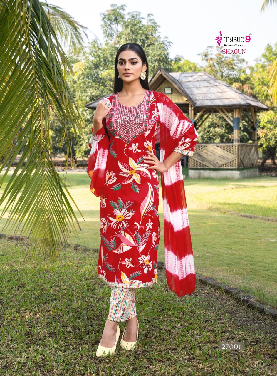 MYSTIC 9 SHAGUN VOL 27 Ladies kurti exporter in hydrabad