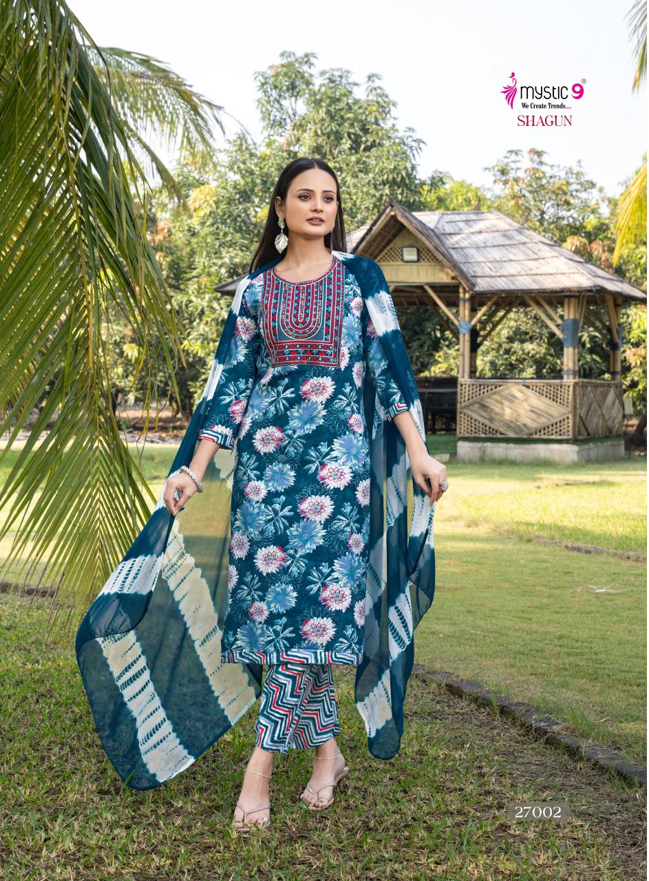 MYSTIC 9 SHAGUN VOL 27 Ladies kurti exporter in hydrabad