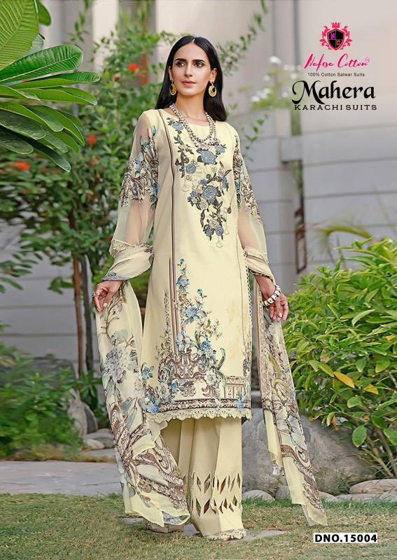 Nafisa Mahera Vol-15 – Karachi Dress Material - Wholesale Catalog