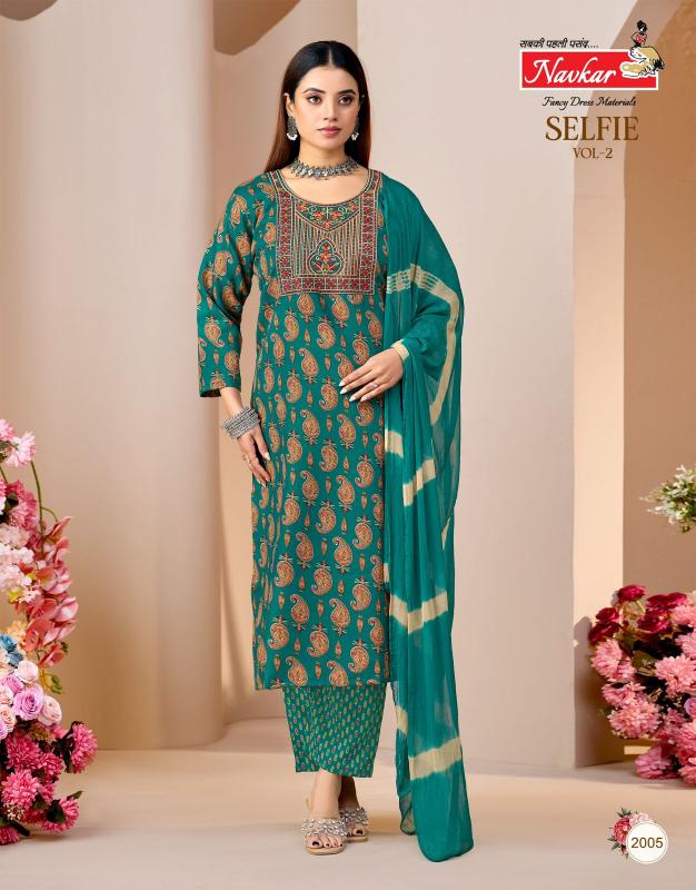 NAVKAR SELFIE vol 2 Wholesale kurtis online
