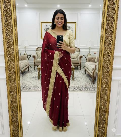 New Arrivals Design Anmol saree wholesale market in Ahmedabad