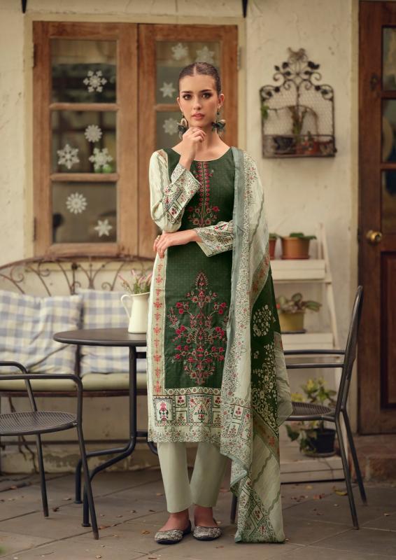Nisanka Mills & Emb Azaa Vol 4 Catalog surat ladies dress material