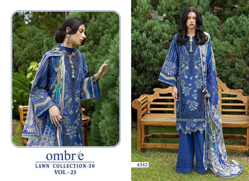 Ombre Lawn Collection 26 Vol 23 Wholesale salwar suits market in Bangalore