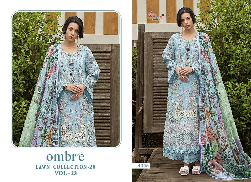 Ombre Lawn Collection 26 Vol 23 Wholesale salwar suits market in Bangalore