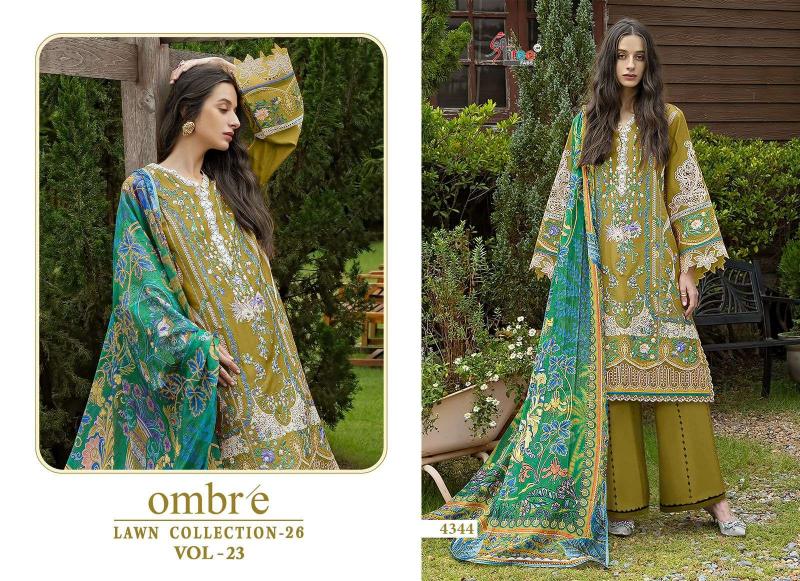 Ombre Lawn Collection 26 Vol 23 Wholesale salwar suits market in Bangalore