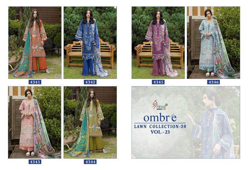 Ombre Lawn Collection 26 Vol 23 Wholesale salwar suits market in Bangalore