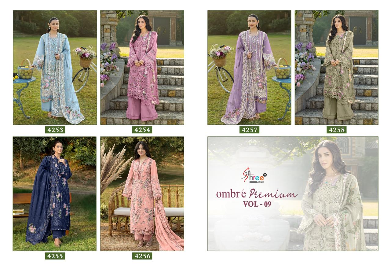 OMBRE PREMIUM VOL-9 Salwar Kameez wholesale market in Kolkata