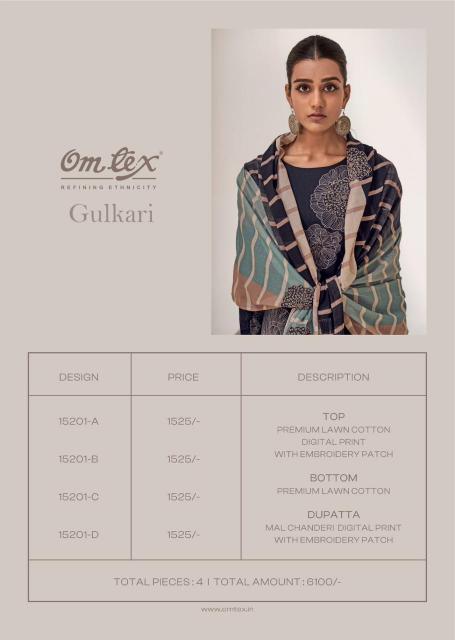 OMTEX GULKARI Wholesale salwar suits in Hyderabad