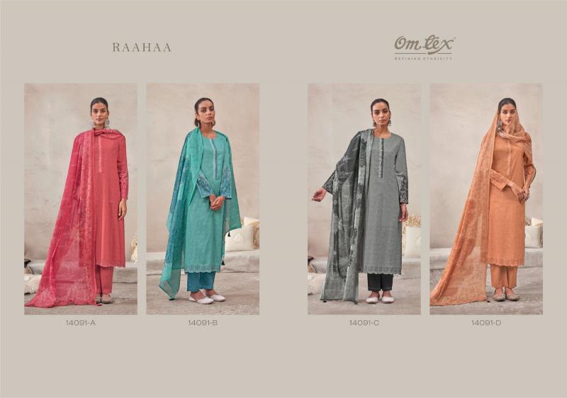 Omtex Raahaa catalog wholesale salwar kameez market in surat