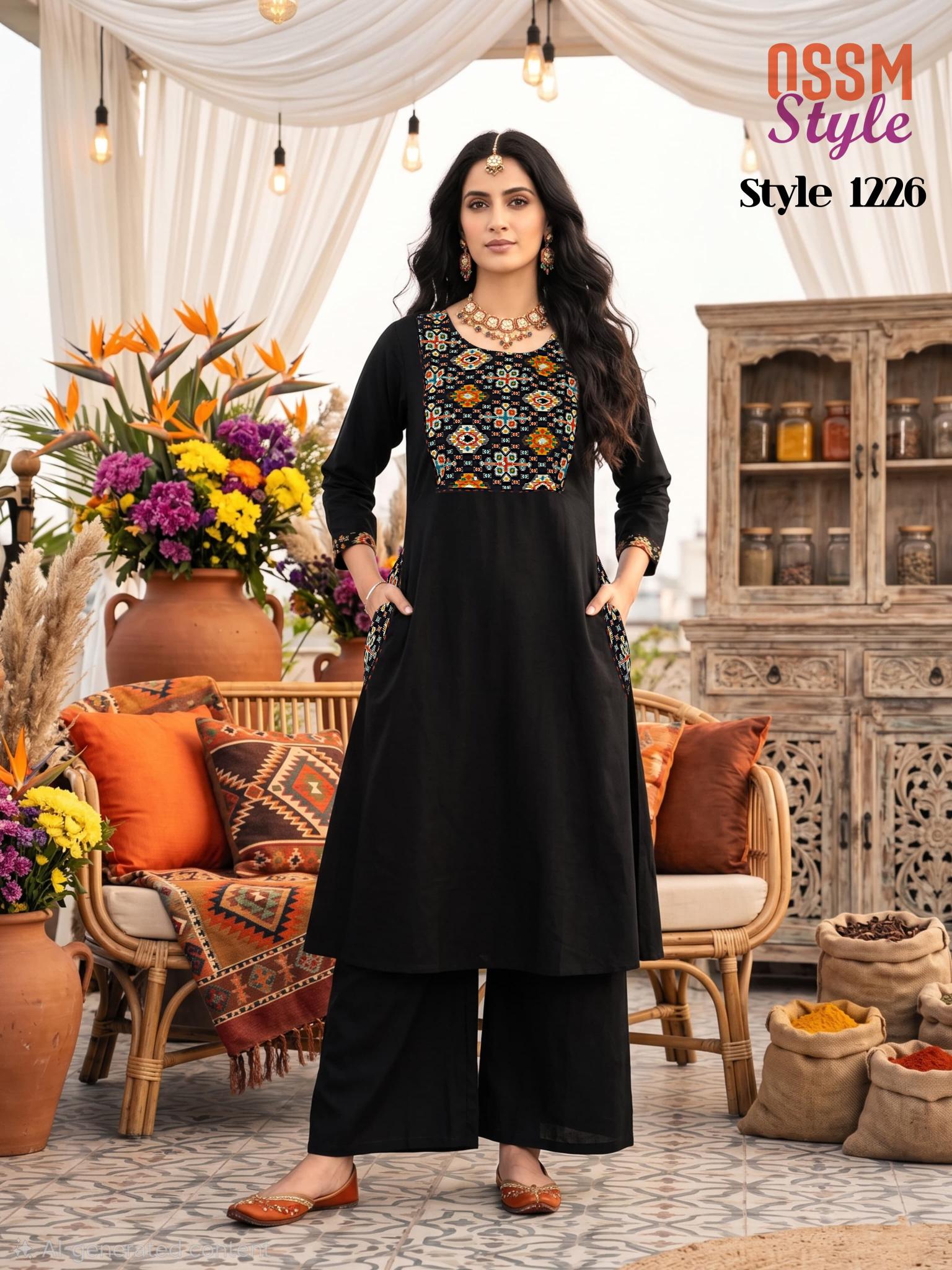 OSSM COTTON DHABU Kurti exporters in Kolkata