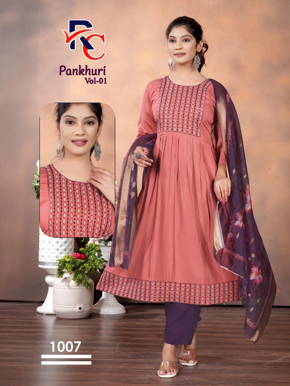 PANKHURI VOL 1 Kurti manufacturers in Surat