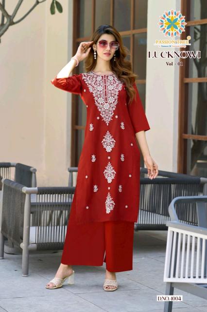 Passion Tree Lucknowi vol 1 catalog wholesale co ord sets
