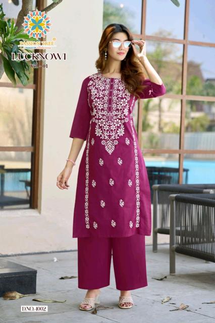 Passion Tree Lucknowi vol 1 catalog wholesale co ord sets