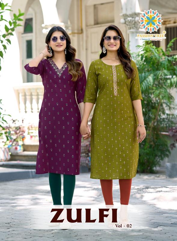 PASSION TREE ZULFI  Vol.2 Kurti wholesale suppliers in Pune