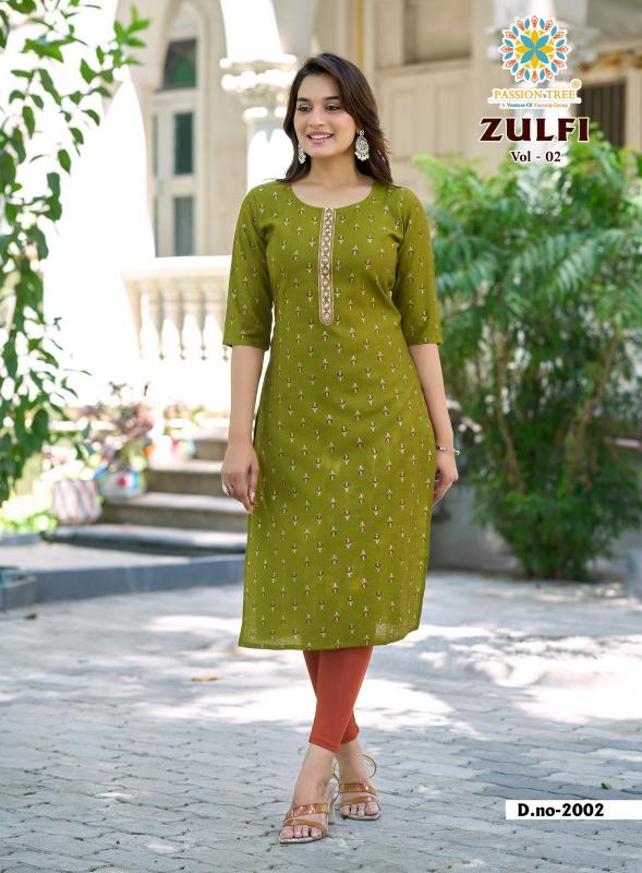 PASSION TREE ZULFI  Vol.2 Kurti wholesale suppliers in Pune