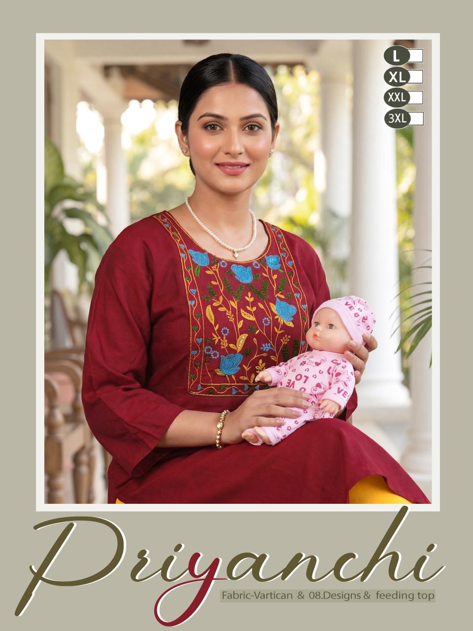 PRIYANCHI FEEDING KURTI Kurti manufacturer in Mumbai