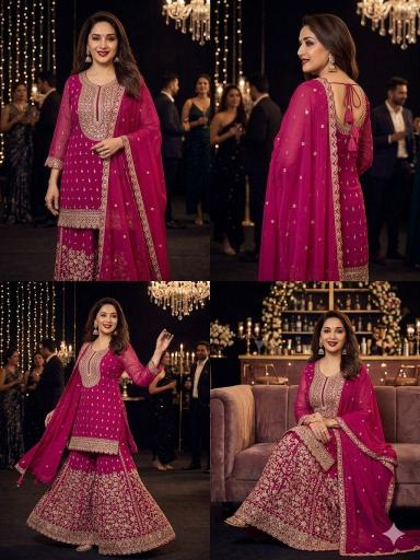 QUEEN MADHURI DIXIT PARTY WEAR Wholesale salwar kameez in Ahmedabad
