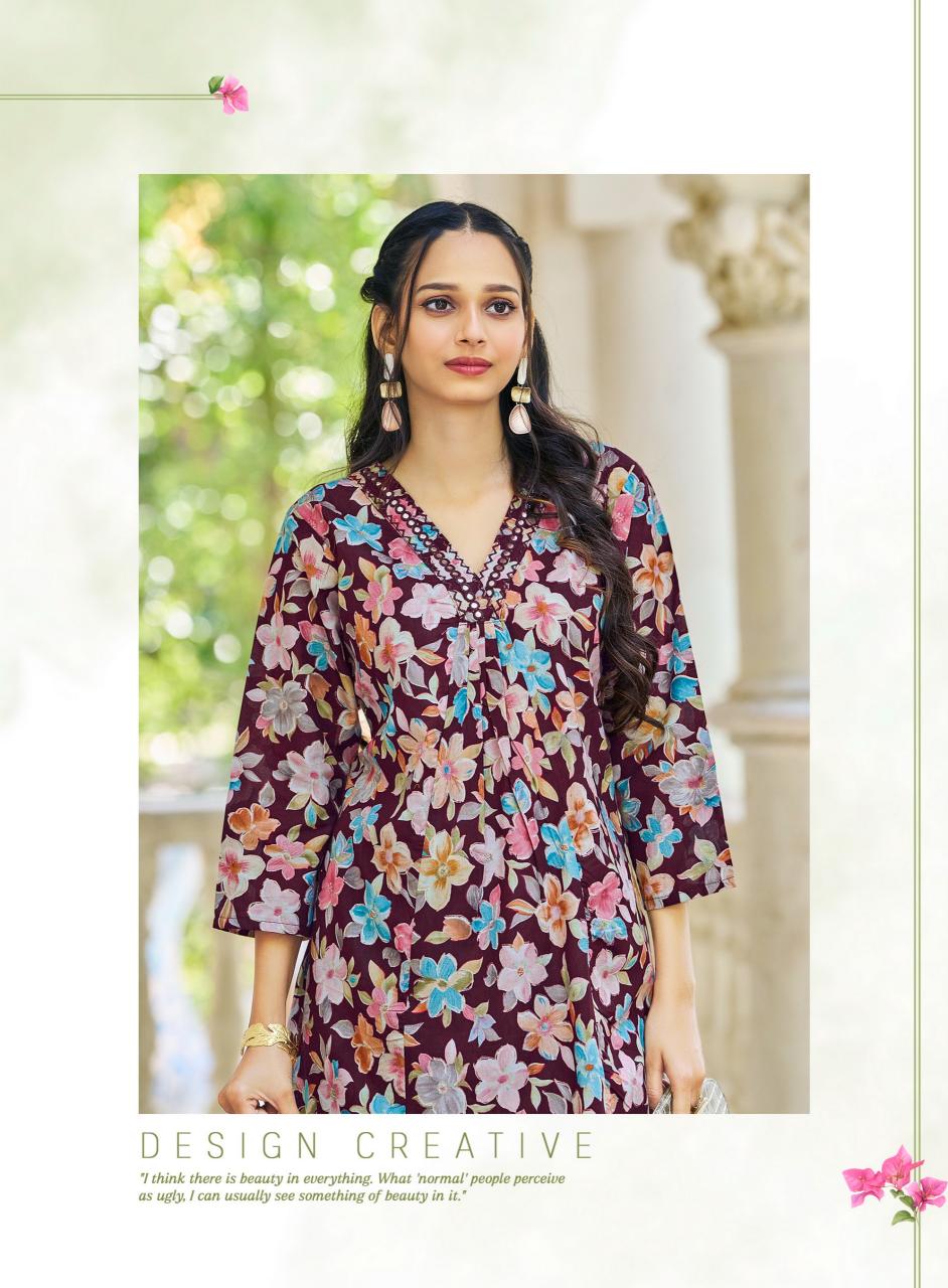 RADHIKA LIFE STYLE COTTON BELLS VOL 3 Ladies kurti wholesalers in Surat