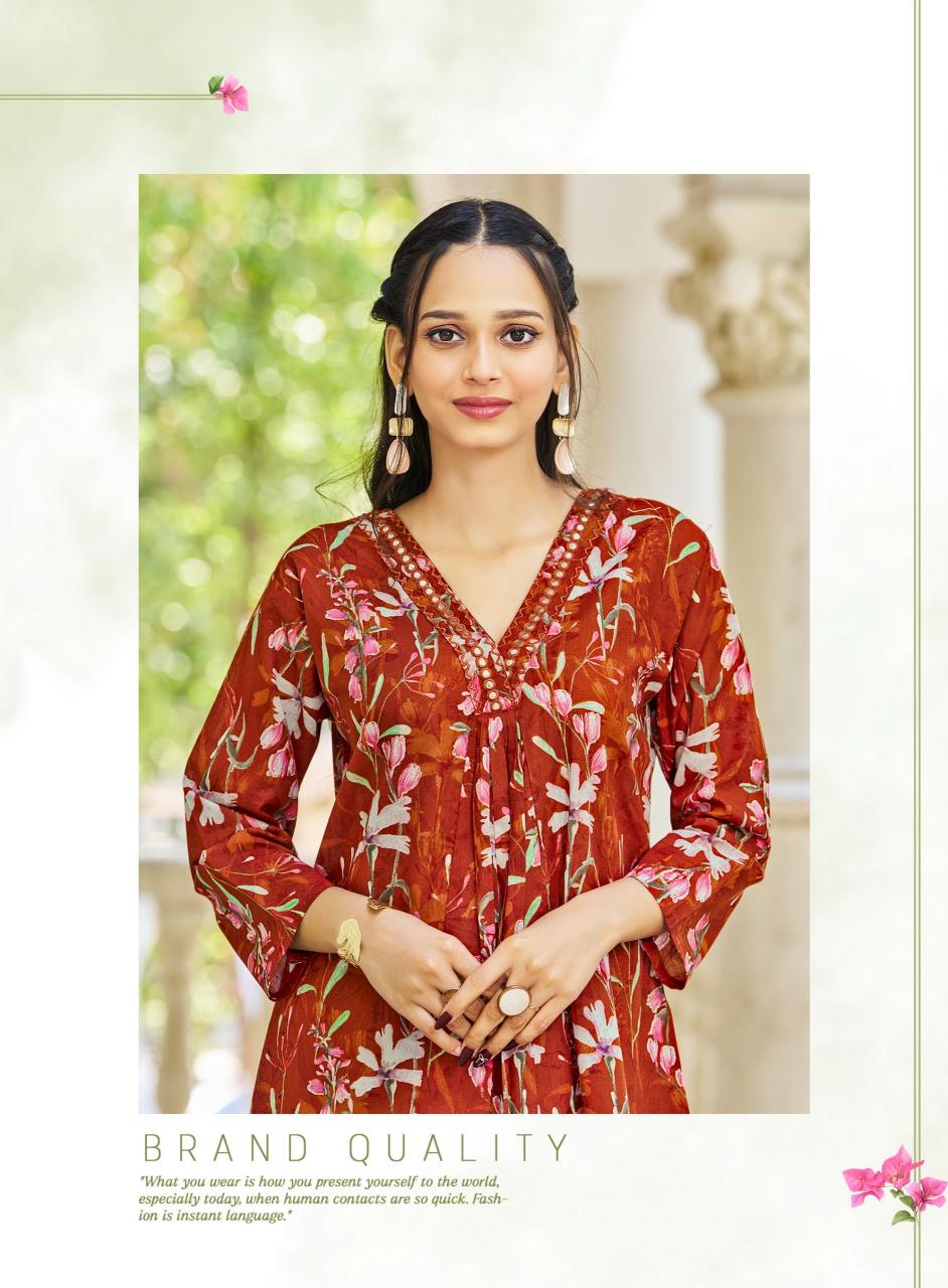 RADHIKA LIFE STYLE COTTON BELLS VOL 3 Ladies kurti wholesalers in Surat