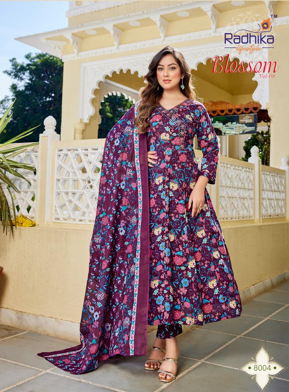 RADHIKA lifestyle BLOSSOM  VOL8 Kurti wholesale market in Surat