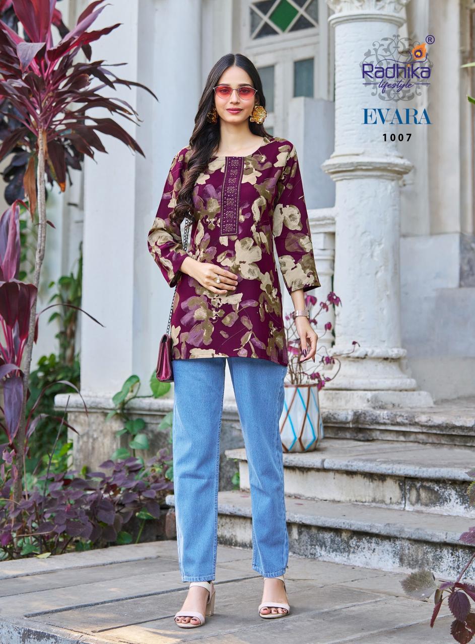 Radhika Lifestyle Evara vol 1 catalog branded kurti wholesale suppliers in mumbai 