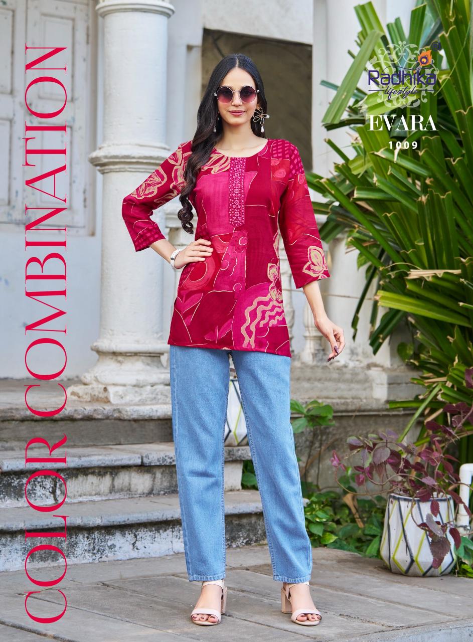 Radhika Lifestyle Evara vol 1 catalog branded kurti wholesale suppliers in mumbai 