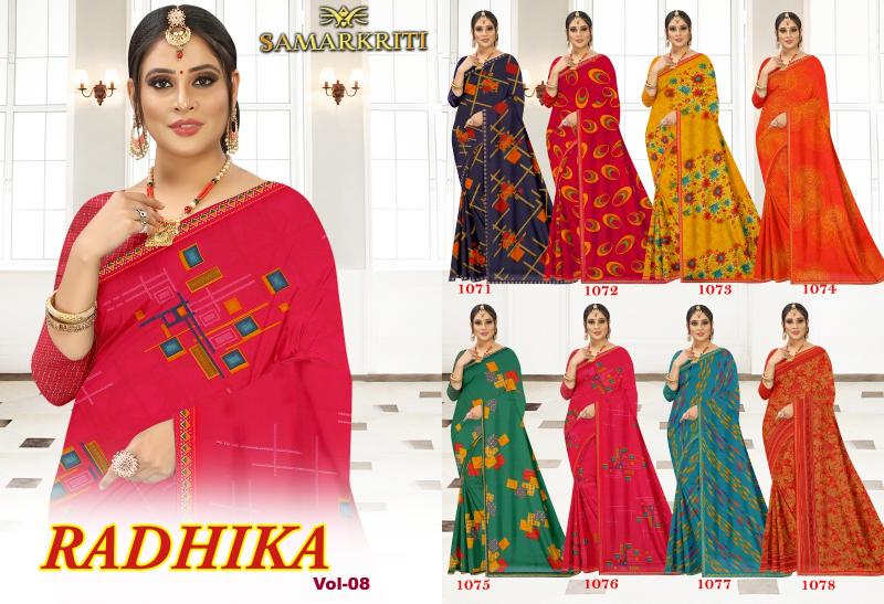 RADHIKA vol-8 Saree wholesale suppliers in Mumbai