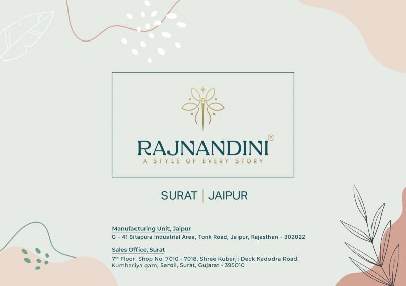 Rajnandini Helina Designer kurtis wholesale in Surat