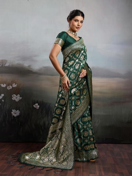 RAJWADA SILK VOL 2 by SHREE SHYAM FASHION fancy designer Soft SILK BLEND fabric saree wholesale with Fancy latkan
